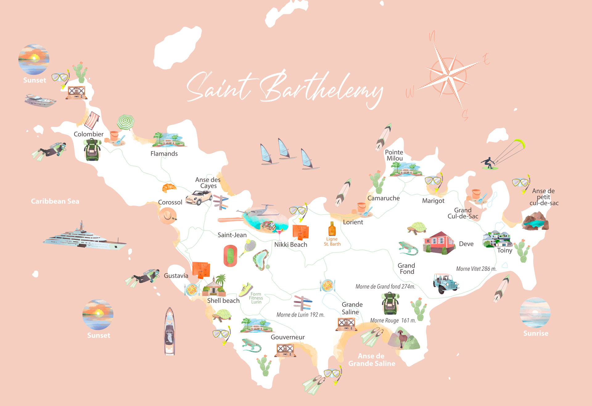 Interactive St. Barth Map